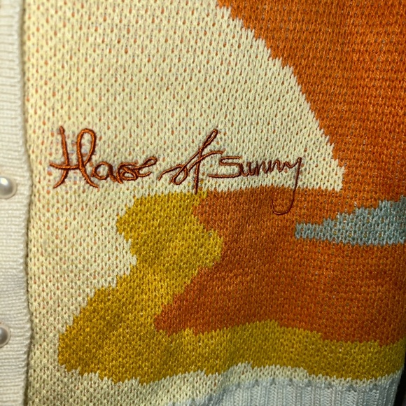 🌞 Jiadan “Chase the Sun” Knit Cardigan – Size L - Picture 2 of 4